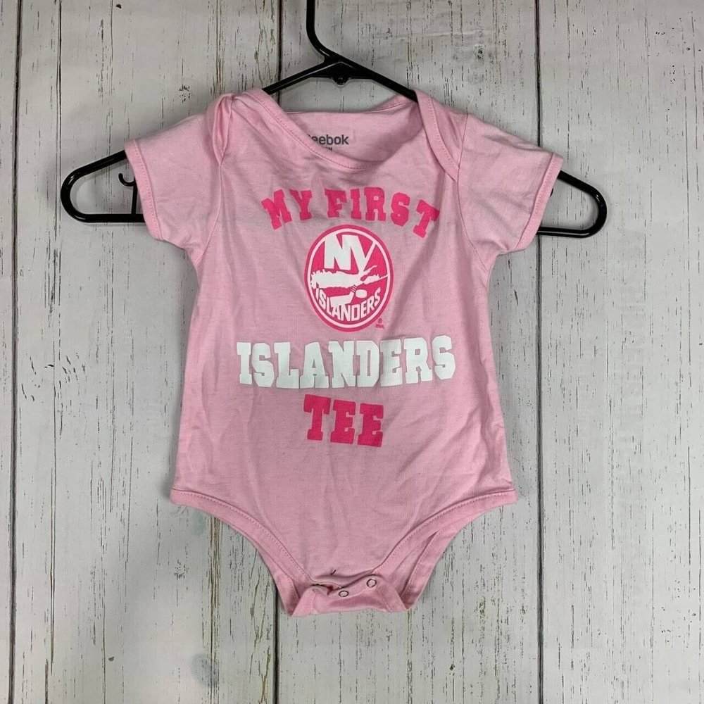 New York Islanders‎ NHL Reebok Bodysuit Pink New Toddler